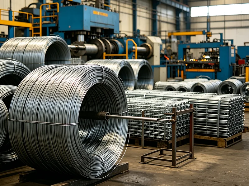 Fio de aço suave versátil para fixação geral, estrutura e componentes industriais sem mola